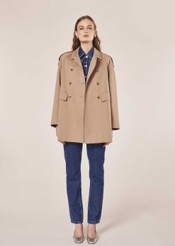 TARA JARMON Trench Isola Beige Clearance