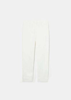 TARA JARMON Pantalon En Coton Blanc Pablo Hot