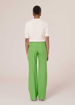 TARA JARMON Pantalon En Laine Froide Peter Green Clearance