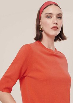 TARA JARMON Pull Paoline Corail En Laine Et Coton Online