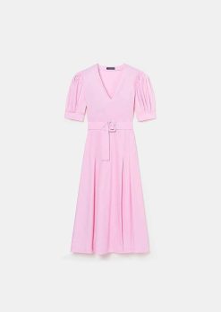 TARA JARMON Robe En Popeline Rose Ranya Online