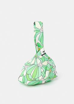 TARA JARMON Sac Imprime Floral Vert Suzie Clearance