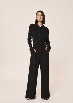 TARA JARMON Pantalon Noir Pyla Online