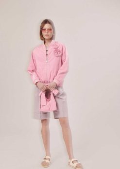 TARA JARMON Veste Basile Rose Clearance