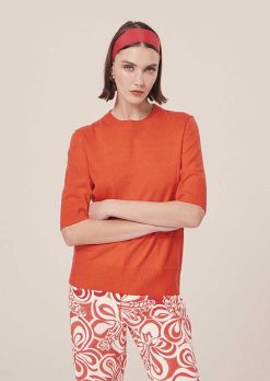 TARA JARMON Pull Paoline Corail En Laine Et Coton Online