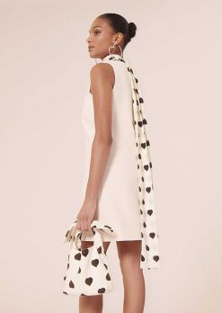 TARA JARMON Robe Rawell En Double Toile Ecru Wholesale