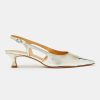 TARA JARMON Escarpins En Cuir Metallise Kaia Best