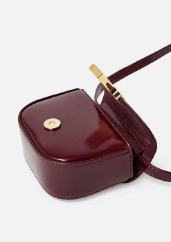 TARA JARMON Sac 8 Bis Mini En Cuir Bordeaux Online