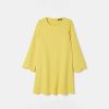 TARA JARMON Robe En Crepe Jaune Ruoda Online