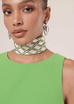 TARA JARMON Haut En Crepe Vert Tabo Online