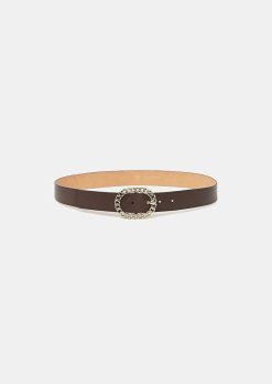 TARA JARMON Ceinture En Cuir Marron Gigi Online