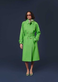 TARA JARMON Tranch-Coat Ivan Vert Online