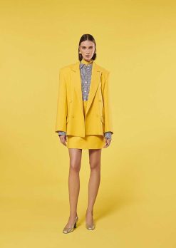 TARA JARMON Veste De Costume Jaune Victoria Wholesale