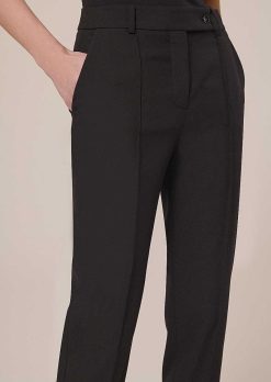 TARA JARMON Pantalon En Laine Froide Noir Pascal Online