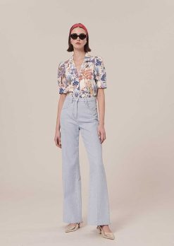 TARA JARMON Jean En Denim Bleu Clair Jerome Online