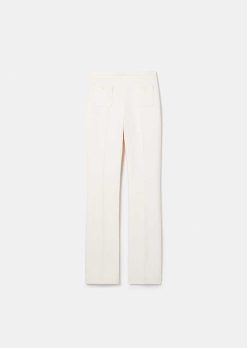 TARA JARMON Pantalon Phoenix En Toile Double Ecru Best