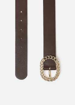 TARA JARMON Ceinture En Cuir Marron Gigi Online