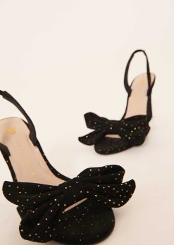 TARA JARMON Escarpins Kerry En Cuir Noir A Strass Online