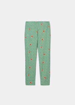 TARA JARMON Pantalon Vichy Vert Pablo Online