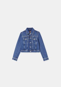 TARA JARMON Veste En Jean Bleu Vicky Best