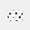 TARA JARMON Sac 8 Bis Ecru A Pois Noirs Coeurs Clearance