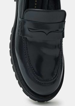 TARA JARMON Mocassins Kate Bleu Marine En Cuir Online