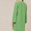 TARA JARMON Robe En Crepe Verte Ruoda Best