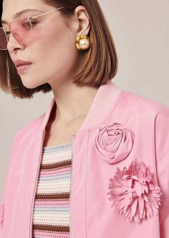 TARA JARMON Veste Basile Rose Clearance