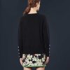 TARA JARMON Pull Pierrick En Coton Et Laine Bleu Nuit New