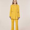 TARA JARMON Manteau Marnie En Double Coton Jaune Online