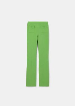 TARA JARMON Pantalon En Toile Double Vert Phoenix Hot