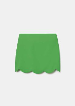 TARA JARMON Jupe Joliette En Crepe Vert Online