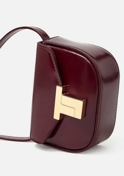 TARA JARMON Sac 8 Bis Mini En Cuir Bordeaux Online