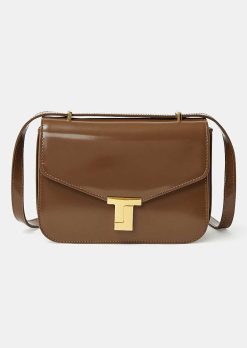 TARA JARMON Sac 8 Bis En Cuir Taupe Online