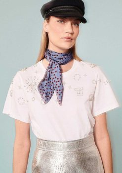 TARA JARMON Haut En Jersey Blanc Taralove Best