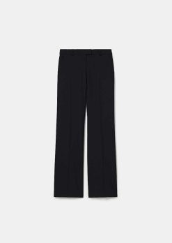 TARA JARMON Pantalon Peter En Laine Froide Bleu Nuit Hot