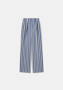 TARA JARMON Pantalon Raye Bleu Parigi Wholesale