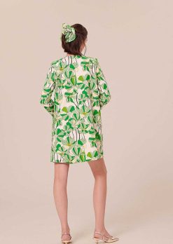 TARA JARMON Robe Imprimee Florale Verte Rhea Clearance