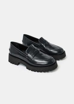 TARA JARMON Mocassins Kate Bleu Marine En Cuir Online