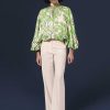 TARA JARMON Cape A Imprime Floral Vert Verone Online