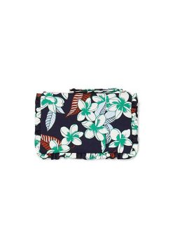 TARA JARMON Pochette Souple Imprimee Fleur Bleu Nuit Sabrina Hot