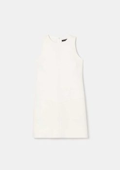 TARA JARMON Robe Rawell En Double Toile Ecru Wholesale