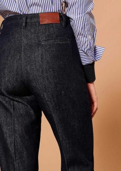 TARA JARMON Pantalon En Denim Bleu Nuit Jerome Hot