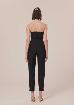 TARA JARMON Pantalon En Laine Froide Noir Pascal Online