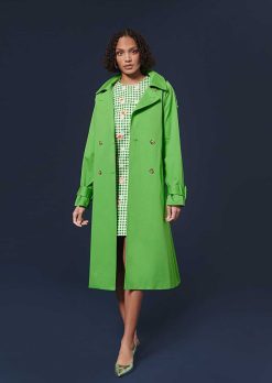 TARA JARMON Tranch-Coat Ivan Vert Online