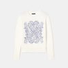 TARA JARMON Pull Philae En Coton Et Laine Ecru Hot