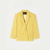 TARA JARMON Veste De Costume Jaune Victoria Wholesale