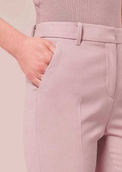 TARA JARMON Pantalon En Laine Froide Violet Philippa Best