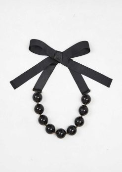 TARA JARMON Collier Bella Noir Clearance