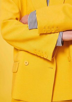 TARA JARMON Veste De Costume Jaune Victoria Wholesale